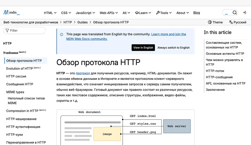 Сетевые протоколы и HTTP: как сайт и посетитель договариваются об обмене данными