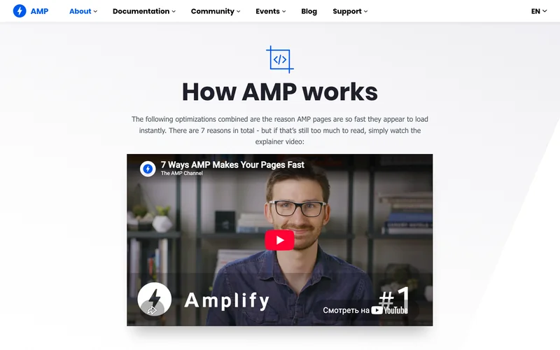 AMP простыми словами: как работал формат ускоренных страниц и что с ним делать сегодня